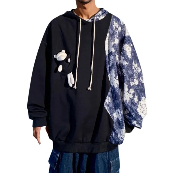 Men's Fall/Winter Oversized Hoodies: Street Wear Leisure Loose Hooded Sweatshirts